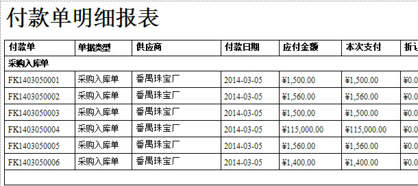 蓝格珠宝销售管理软件报表明细表，蓝格软件报表功能